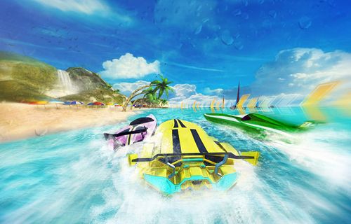 Gameplay screenshots of the Driver speedboat: Paradise for iPad, iPhone or iPod.