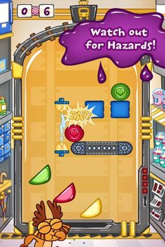 Gameplay screenshots of the Drop That Candy for iPad, iPhone or iPod.