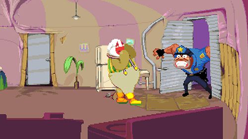 Gameplay screenshots of the Dropsy for iPad, iPhone or iPod.