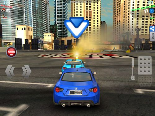 Gameplay screenshots of the Dubai racing for iPad, iPhone or iPod.
