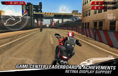 Gameplay screenshots of the Ducati Challenge for iPad, iPhone or iPod.