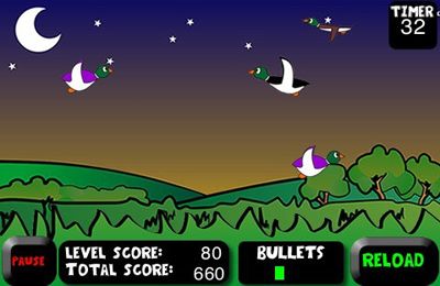 Gameplay screenshots of the Duck Hunting for iPad, iPhone or iPod.