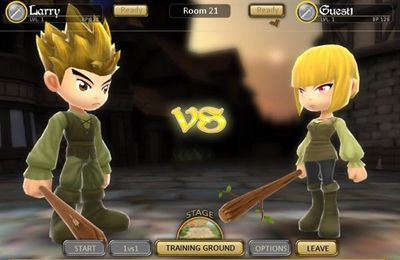 Gameplay screenshots of the Dueling Blades for iPad, iPhone or iPod.