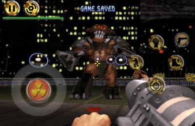 Gameplay screenshots of the Duke Nukem 3D for iPad, iPhone or iPod.