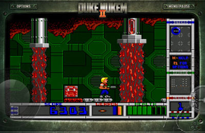 Gameplay screenshots of the Duke Nukem 2 for iPad, iPhone or iPod.