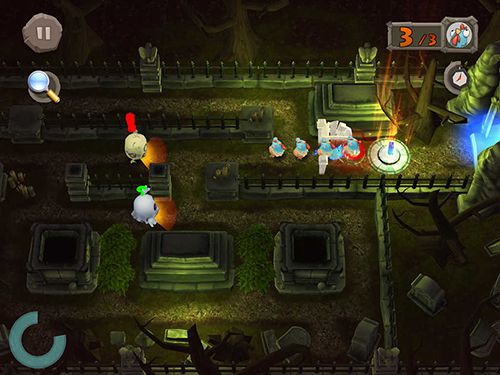 Gameplay screenshots of the Dumb chicken: Buddy rescue for iPad, iPhone or iPod.
