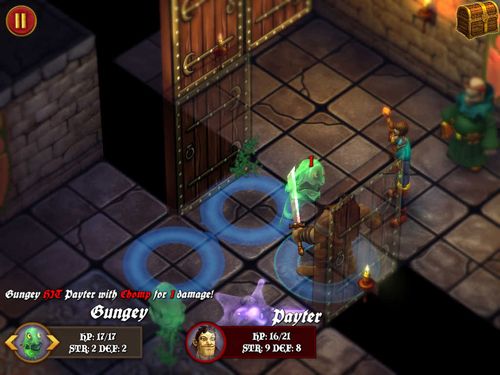 Gameplay screenshots of the Dungeon crawlers metal for iPad, iPhone or iPod.