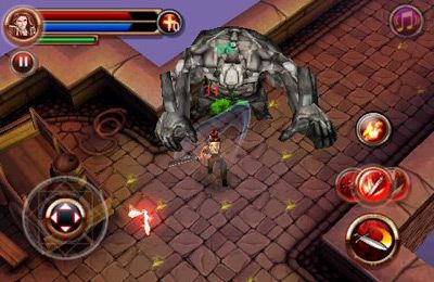 Gameplay screenshots of the Dungeon Hunter for iPad, iPhone or iPod.