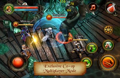 Gameplay screenshots of the Dungeon Hunter 2 for iPad, iPhone or iPod.