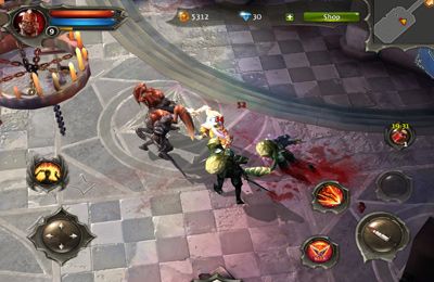 Gameplay screenshots of the Dungeon Hunter 4 for iPad, iPhone or iPod.