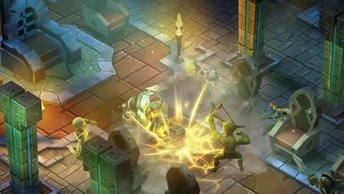 Gameplay screenshots of the Dungeon legends for iPad, iPhone or iPod.