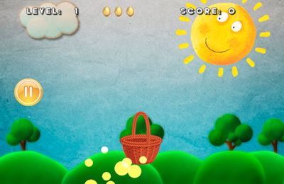 Gameplay screenshots of the Eggz Saver for iPad, iPhone or iPod.