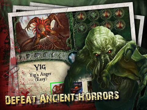Gameplay screenshots of the Elder Sign: Omens for iPad, iPhone or iPod.