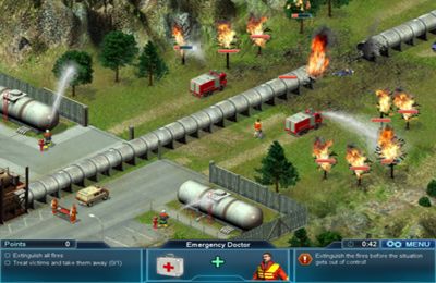 Gameplay screenshots of the EMERGENCY for iPad, iPhone or iPod.
