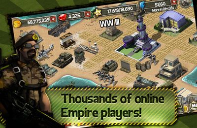 Gameplay screenshots of the Empires: World War for iPad, iPhone or iPod.