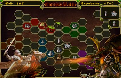 Gameplay screenshots of the EndlessBattle for iPad, iPhone or iPod.
