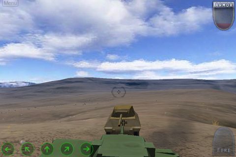 Gameplay screenshots of the Enemy war: Forgotten tanks for iPad, iPhone or iPod.