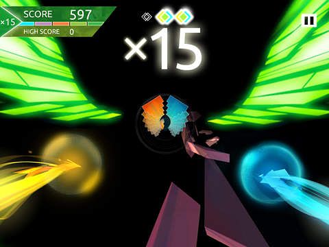 Gameplay screenshots of the Entwined: Challenge for iPad, iPhone or iPod.