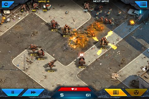 Gameplay screenshots of the Epic war: Tower defense 2 for iPad, iPhone or iPod.
