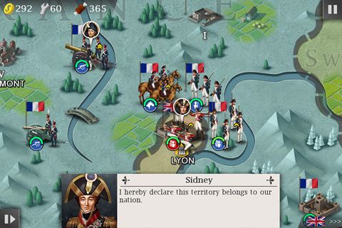 Gameplay screenshots of the European war 4: Napoleon for iPad, iPhone or iPod.