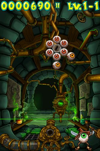 Gameplay screenshots of the Eyegore's eye blast for iPad, iPhone or iPod.