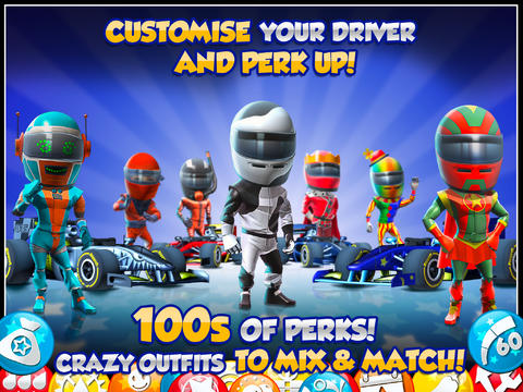 Gameplay screenshots of the F1 Race stars for iPad, iPhone or iPod.