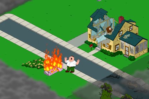 Gameplay screenshots of the Family guy: The quest for stuff for iPad, iPhone or iPod.