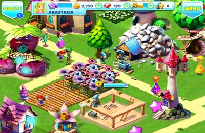 Gameplay screenshots of the Fantasy Town — Enter a Magic Village! for iPad, iPhone or iPod.