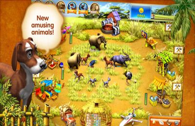 Gameplay screenshots of the Farm Frenzy 3 – Madagascar for iPad, iPhone or iPod.