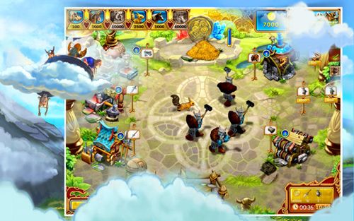 Gameplay screenshots of the Farm frenzy: Viking heroes for iPad, iPhone or iPod.