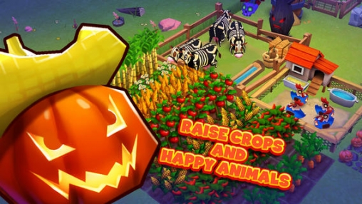 Gameplay screenshots of the Farm Story 2: Halloween for iPad, iPhone or iPod.