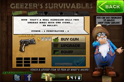 Gameplay screenshots of the Farmkill for iPad, iPhone or iPod.