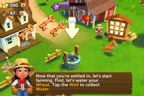 Gameplay screenshots of the Farmville 2: Country escape for iPad, iPhone or iPod.