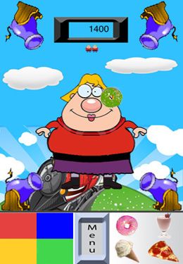 Gameplay screenshots of the Feed Fat Franny for iPad, iPhone or iPod.