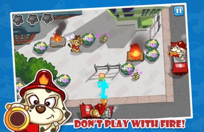 Gameplay screenshots of the Fire Busters for iPad, iPhone or iPod.