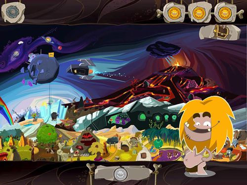 Gameplay screenshots of the Fire: Ungh's quest for iPad, iPhone or iPod.