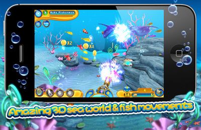 Gameplay screenshots of the FishingJoy3D for iPad, iPhone or iPod.