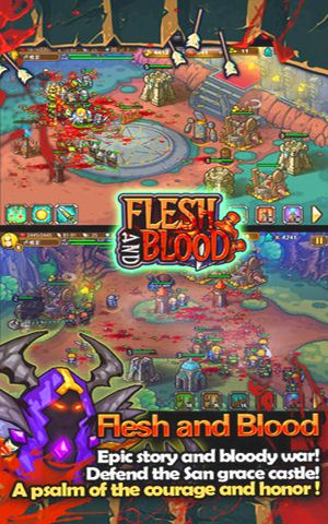 Gameplay screenshots of the Flesh & Blood – Attack on Orc for iPad, iPhone or iPod.