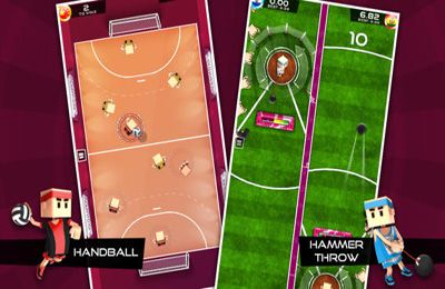 Gameplay screenshots of the Flick Champions - Summer Sports for iPad, iPhone or iPod.