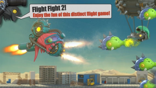 Gameplay screenshots of the Flight Fight 2 for iPad, iPhone or iPod.