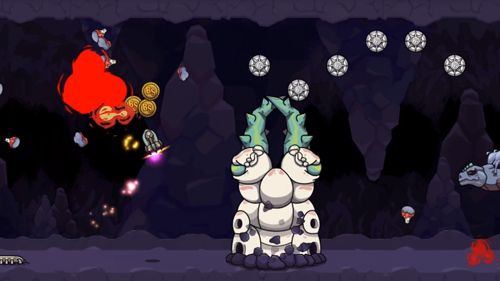 Gameplay screenshots of the Flop rocket for iPad, iPhone or iPod.