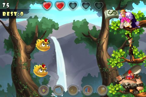 Gameplay screenshots of the Flying monsters for iPad, iPhone or iPod.