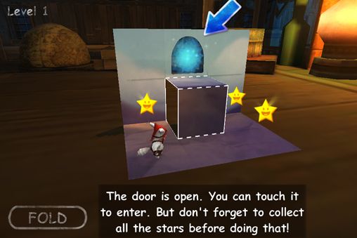 Gameplay screenshots of the Fold the adventure for iPad, iPhone or iPod.