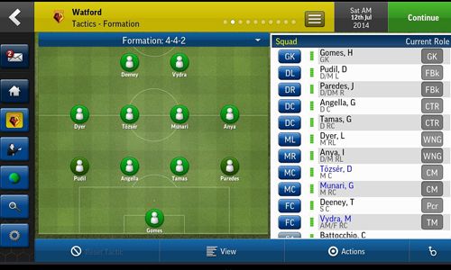 Gameplay screenshots of the Football manager handheld 2015 for iPad, iPhone or iPod.