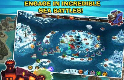 Gameplay screenshots of the Fort Defenders 7 seas for iPad, iPhone or iPod.
