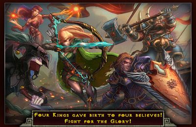 Gameplay screenshots of the Four Kingdoms: War on Middle Earth Elite for iPad, iPhone or iPod.