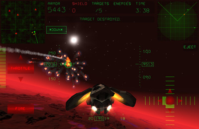Gameplay screenshots of the Fractal Combat for iPad, iPhone or iPod.