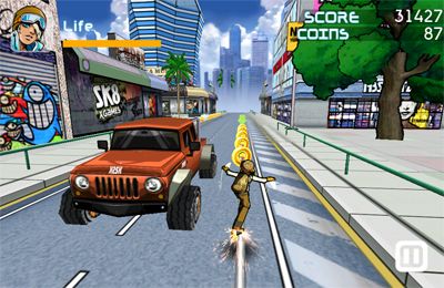 Gameplay screenshots of the FreeSkate XtremeHD for iPad, iPhone or iPod.