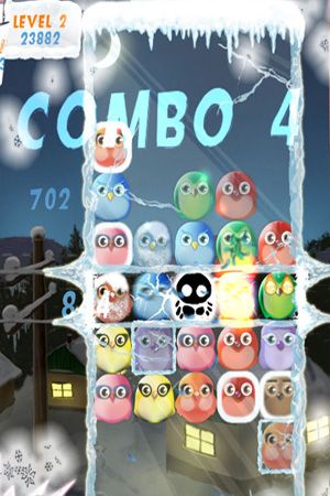 Gameplay screenshots of the Freezing Bird for iPad, iPhone or iPod.
