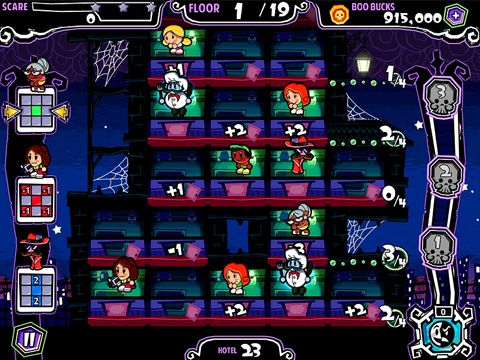 Gameplay screenshots of the Fright heights for iPad, iPhone or iPod.